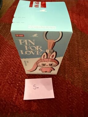 Pin For Love letter S 100% authentic
